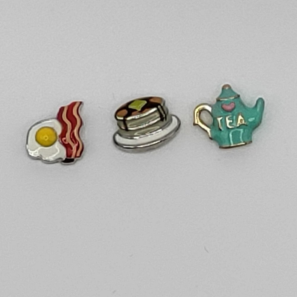 Origami Owl Breakfast Charm Set